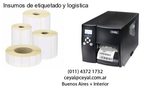 Insumos de etiquetado y logistica