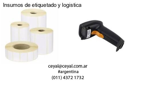 Insumos de etiquetado y logistica