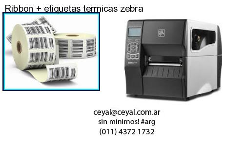 Ribbon etiquetas termicas zebra