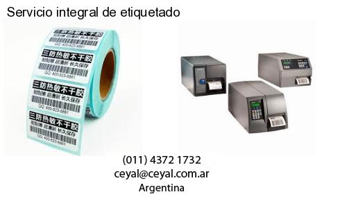 Servicio integral de etiquetado