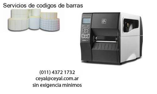 Servicios de codigos de barras