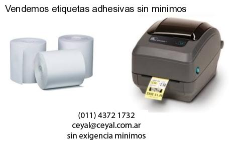 Vendemos etiquetas adhesivas sin minimos