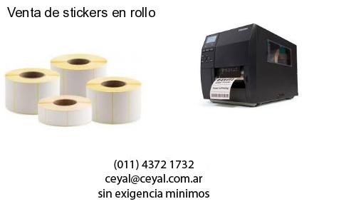 Venta de stickers en rollo