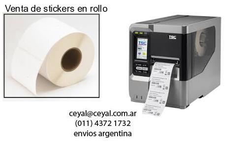 Venta de stickers en rollo