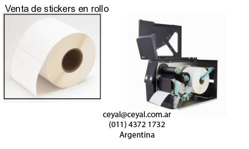 Venta de stickers en rollo