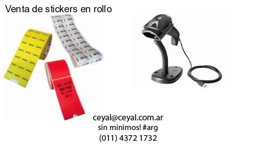 Venta de stickers en rollo