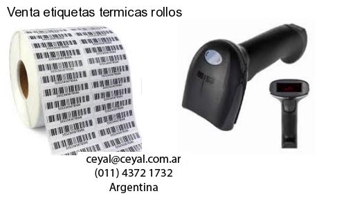 Venta etiquetas termicas rollos