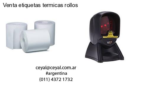 Venta etiquetas termicas rollos