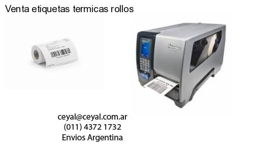 Venta etiquetas termicas rollos