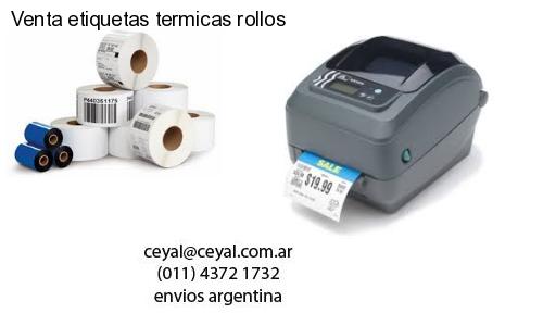 Venta etiquetas termicas rollos