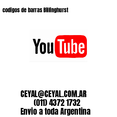 codigos de barras Billinghurst