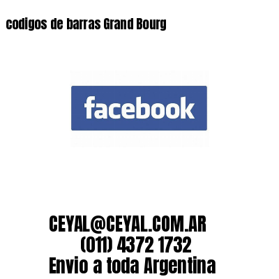 codigos de barras Grand Bourg