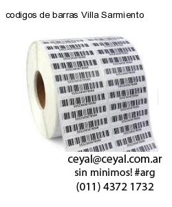codigos de barras Villa Sarmiento