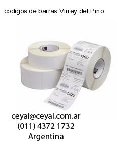 codigos de barras Virrey del Pino
