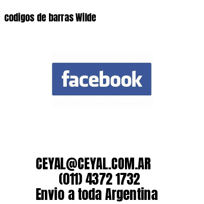 codigos de barras Wilde
