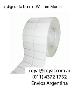 codigos de barras William Morris