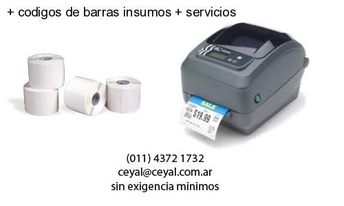   codigos de barras insumos   servicios