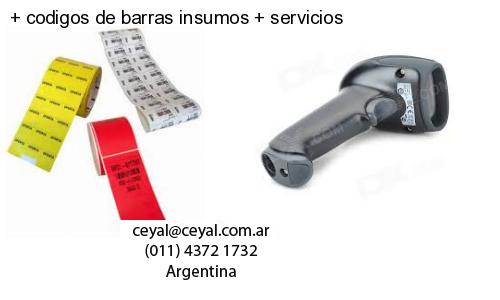   codigos de barras insumos   servicios