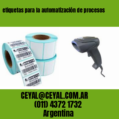 etiquetas para la automatización de procesos