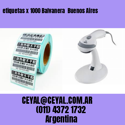 etiquetas x 1000 Balvanera  Buenos Aires