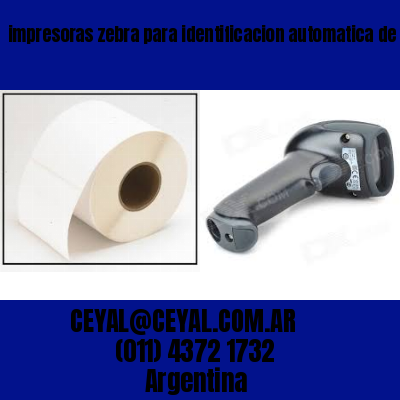 impresoras zebra para identificacion automatica de productos