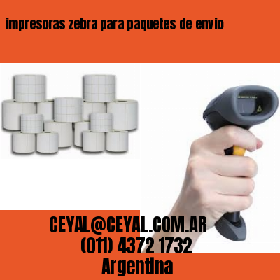 impresoras zebra para paquetes de envio