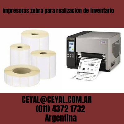 impresoras zebra para realizacion de inventario