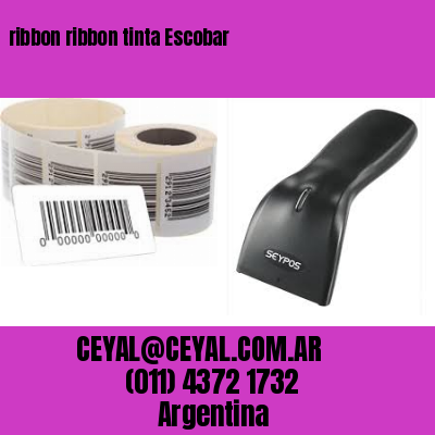 ribbon ribbon tinta Escobar