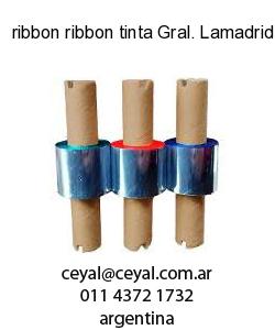 ribbon ribbon tinta Gral. Lamadrid