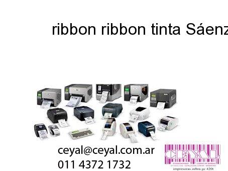 ribbon ribbon tinta Sáenz Peña