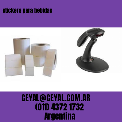 stickers para bebidas