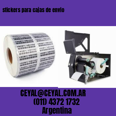 stickers para cajas de envio