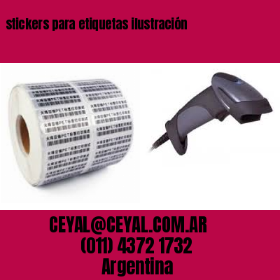 stickers para etiquetas ilustración