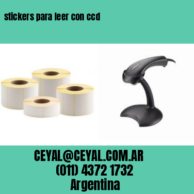 stickers para leer con ccd