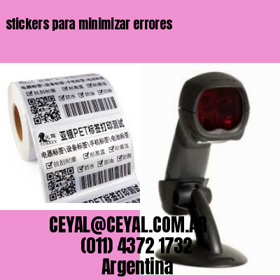 stickers para minimizar errores