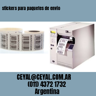 stickers para paquetes de envio