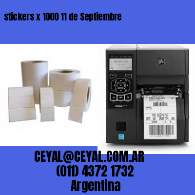 stickers x 1000 11 de Septiembre