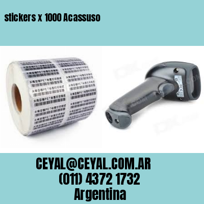 stickers x 1000 Acassuso