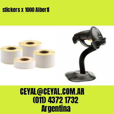 stickers x 1000 Alberti