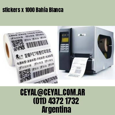 stickers x 1000 Bahía Blanca