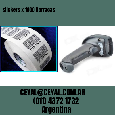 stickers x 1000 Barracas