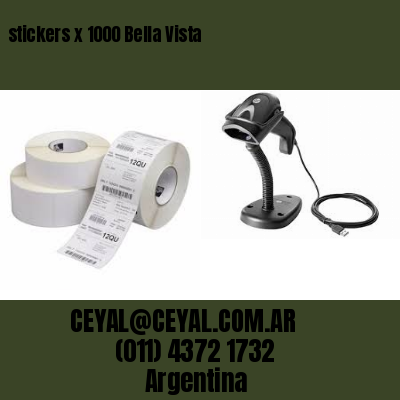 stickers x 1000 Bella Vista