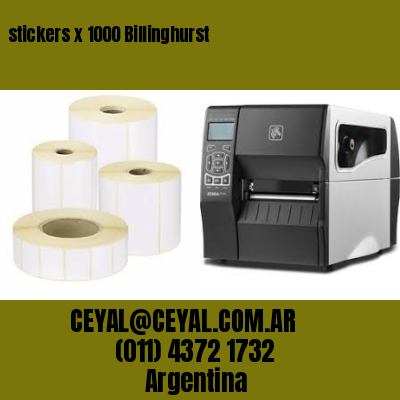 stickers x 1000 Billinghurst