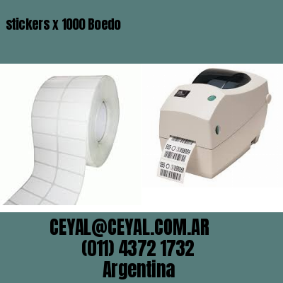 stickers x 1000 Boedo