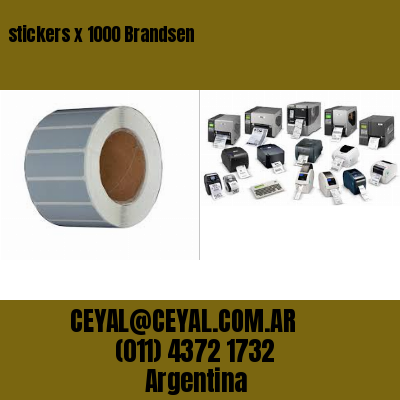 stickers x 1000 Brandsen