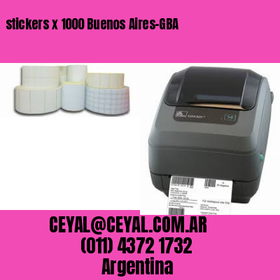 stickers x 1000 Buenos Aires-GBA