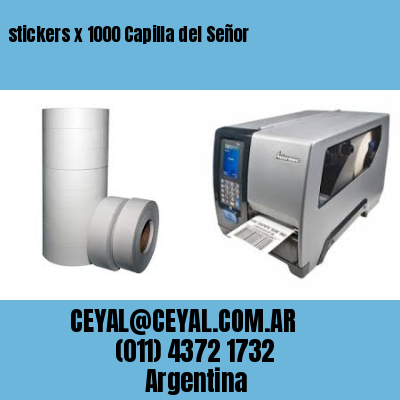 stickers x 1000 Capilla del Señor