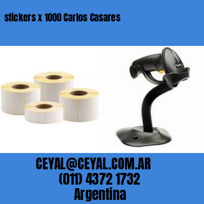 stickers x 1000 Carlos Casares