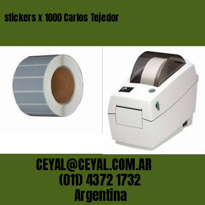 stickers x 1000 Carlos Tejedor