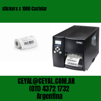 stickers x 1000 Castelar